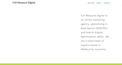 Desktop Screenshot of fullmeasuredigital.com